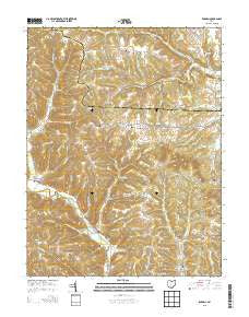 Rarden Ohio Historical topographic map, 1:24000 scale, 7.5 X 7.5 Minute, Year 2013