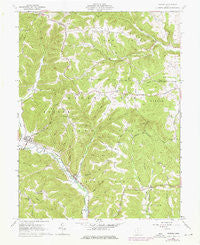 Rarden Ohio Historical topographic map, 1:24000 scale, 7.5 X 7.5 Minute, Year 1961