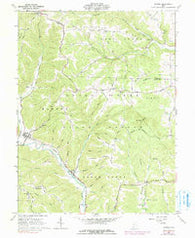 Rarden Ohio Historical topographic map, 1:24000 scale, 7.5 X 7.5 Minute, Year 1961