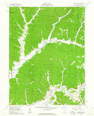 Ratcliffburg Ohio Historical topographic map, 1:24000 scale, 7.5 X 7.5 Minute, Year 1961