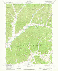 Ratcliffburg Ohio Historical topographic map, 1:24000 scale, 7.5 X 7.5 Minute, Year 1961