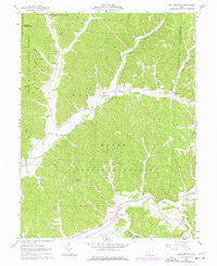 Ratcliffburg Ohio Historical topographic map, 1:24000 scale, 7.5 X 7.5 Minute, Year 1961