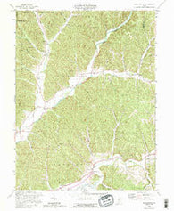 Ratcliffburg Ohio Historical topographic map, 1:24000 scale, 7.5 X 7.5 Minute, Year 1992