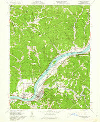 Raven Rock West Virginia Historical topographic map, 1:24000 scale, 7.5 X 7.5 Minute, Year 1961