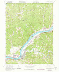 Raven Rock West Virginia Historical topographic map, 1:24000 scale, 7.5 X 7.5 Minute, Year 1961