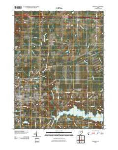 Ravenna Ohio Historical topographic map, 1:24000 scale, 7.5 X 7.5 Minute, Year 2010