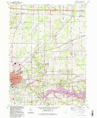Ravenna Ohio Historical topographic map, 1:24000 scale, 7.5 X 7.5 Minute, Year 1994