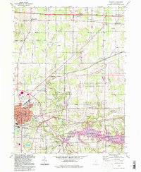 Ravenna Ohio Historical topographic map, 1:24000 scale, 7.5 X 7.5 Minute, Year 1994