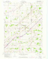 Rawson Ohio Historical topographic map, 1:24000 scale, 7.5 X 7.5 Minute, Year 1960