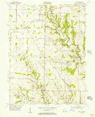 Reily Ohio Historical topographic map, 1:24000 scale, 7.5 X 7.5 Minute, Year 1955