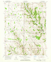 Reily Ohio Historical topographic map, 1:24000 scale, 7.5 X 7.5 Minute, Year 1955