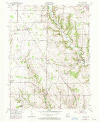 Reily Ohio Historical topographic map, 1:24000 scale, 7.5 X 7.5 Minute, Year 1955