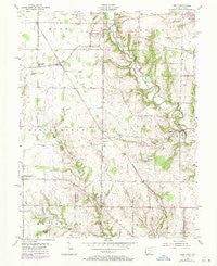 Reily Ohio Historical topographic map, 1:24000 scale, 7.5 X 7.5 Minute, Year 1955