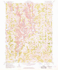 Reinersville Ohio Historical topographic map, 1:24000 scale, 7.5 X 7.5 Minute, Year 1961