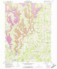 Reinersville Ohio Historical topographic map, 1:24000 scale, 7.5 X 7.5 Minute, Year 1961