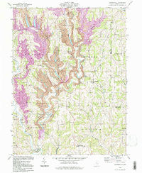 Reinersville Ohio Historical topographic map, 1:24000 scale, 7.5 X 7.5 Minute, Year 1994