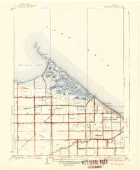 Reno Beach Ohio Historical topographic map, 1:31680 scale, 7.5 X 7.5 Minute, Year 1938