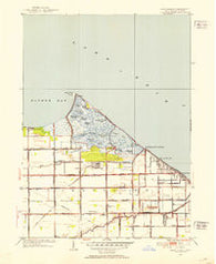 Reno Beach Ohio Historical topographic map, 1:24000 scale, 7.5 X 7.5 Minute, Year 1952