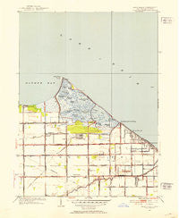 Reno Beach Ohio Historical topographic map, 1:24000 scale, 7.5 X 7.5 Minute, Year 1952