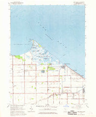 Reno Beach Ohio Historical topographic map, 1:24000 scale, 7.5 X 7.5 Minute, Year 1967