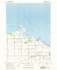 Reno Beach Ohio Historical topographic map, 1:24000 scale, 7.5 X 7.5 Minute, Year 1967