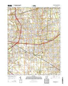 Reynoldsburg Ohio Historical topographic map, 1:24000 scale, 7.5 X 7.5 Minute, Year 2013