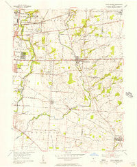 Reynoldsburg Ohio Historical topographic map, 1:24000 scale, 7.5 X 7.5 Minute, Year 1955