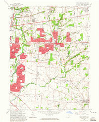Reynoldsburg Ohio Historical topographic map, 1:24000 scale, 7.5 X 7.5 Minute, Year 1964