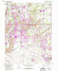 Reynoldsburg Ohio Historical topographic map, 1:24000 scale, 7.5 X 7.5 Minute, Year 1964