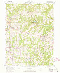 Richmond Ohio Historical topographic map, 1:24000 scale, 7.5 X 7.5 Minute, Year 1960