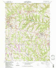 Richmond Ohio Historical topographic map, 1:24000 scale, 7.5 X 7.5 Minute, Year 1994