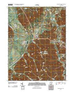 Richmond Dale Ohio Historical topographic map, 1:24000 scale, 7.5 X 7.5 Minute, Year 2010