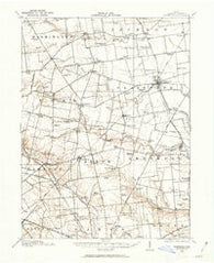 Richwood Ohio Historical topographic map, 1:62500 scale, 15 X 15 Minute, Year 1913