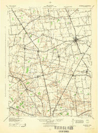 Richwood Ohio Historical topographic map, 1:62500 scale, 15 X 15 Minute, Year 1944