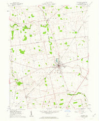 Richwood Ohio Historical topographic map, 1:24000 scale, 7.5 X 7.5 Minute, Year 1961