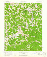 Rinard Mills Ohio Historical topographic map, 1:24000 scale, 7.5 X 7.5 Minute, Year 1960
