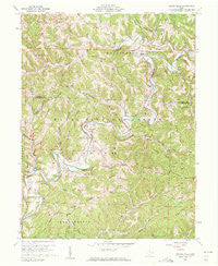 Rinard Mills Ohio Historical topographic map, 1:24000 scale, 7.5 X 7.5 Minute, Year 1960