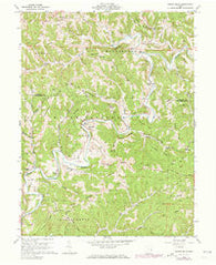 Rinard Mills Ohio Historical topographic map, 1:24000 scale, 7.5 X 7.5 Minute, Year 1960