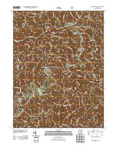 Rinard Mills Ohio Historical topographic map, 1:24000 scale, 7.5 X 7.5 Minute, Year 2011