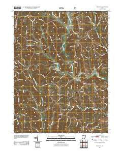 Ringgold Ohio Historical topographic map, 1:24000 scale, 7.5 X 7.5 Minute, Year 2011
