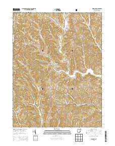 Ringgold Ohio Historical topographic map, 1:24000 scale, 7.5 X 7.5 Minute, Year 2013