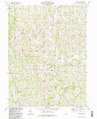 Ringgold Ohio Historical topographic map, 1:24000 scale, 7.5 X 7.5 Minute, Year 1994