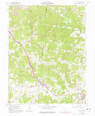 Rio Grande Ohio Historical topographic map, 1:24000 scale, 7.5 X 7.5 Minute, Year 1961