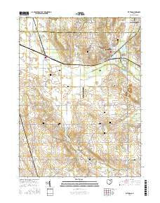 Rittman Ohio Current topographic map, 1:24000 scale, 7.5 X 7.5 Minute, Year 2016