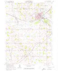 Rittman Ohio Historical topographic map, 1:24000 scale, 7.5 X 7.5 Minute, Year 1961
