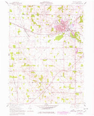 Rittman Ohio Historical topographic map, 1:24000 scale, 7.5 X 7.5 Minute, Year 1961