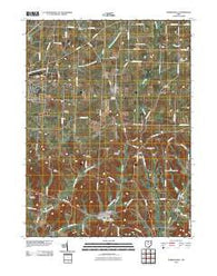 Robertsville Ohio Historical topographic map, 1:24000 scale, 7.5 X 7.5 Minute, Year 2010