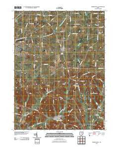 Robertsville Ohio Historical topographic map, 1:24000 scale, 7.5 X 7.5 Minute, Year 2010