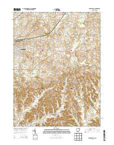 Robertsville Ohio Historical topographic map, 1:24000 scale, 7.5 X 7.5 Minute, Year 2013