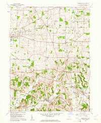 Robertsville Ohio Historical topographic map, 1:24000 scale, 7.5 X 7.5 Minute, Year 1960